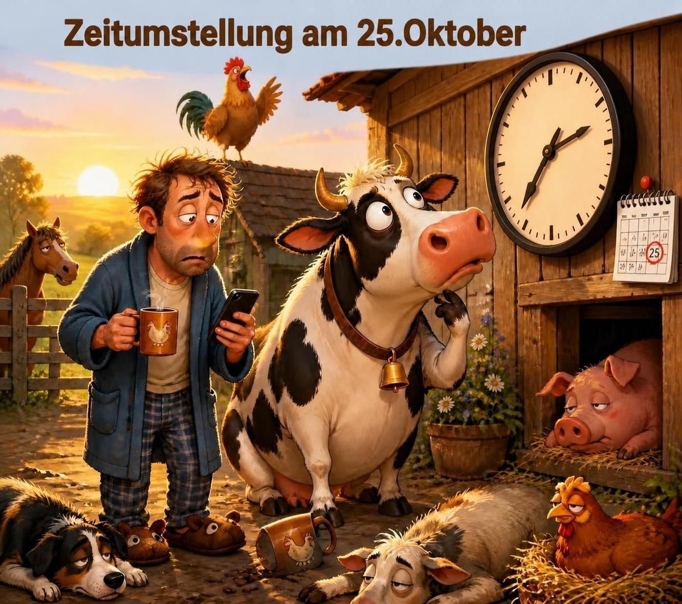 Sommerzeit ade: Am 25. Oktober werden die Uhren zurückgestellt